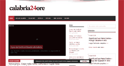 Desktop Screenshot of calabria24ore.com